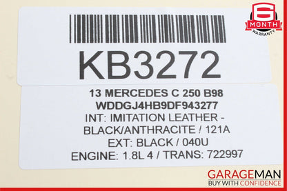12-14 Mercedes W204 C250 C300 C350 Rear Fuse Relay Box Module 2049060205 OEM