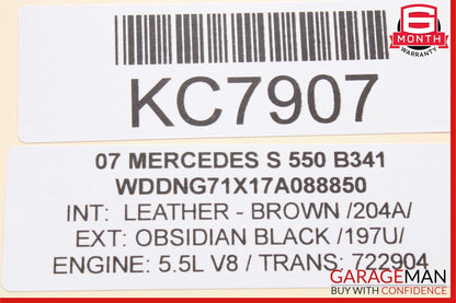 07-13 Mercedes W221 S550 S400 S600 Rear Right or Left Door Control Module Unit