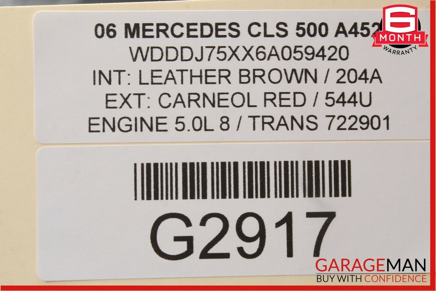 06-11 Mercedes W219 CLS500 Door Lock Latch Actuator Keyless Go Rear Left OEM