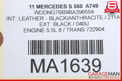 10-13 Mercedes W221 S550 S600 Rear Left or Right Door Loud Sound Speaker OEM