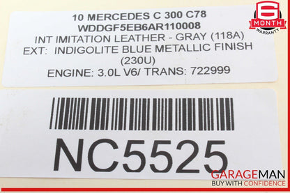 05-12 Mercedes W204 C300 E350 SLK350 SL550 Lower Oil Pan 2720100128 OEM