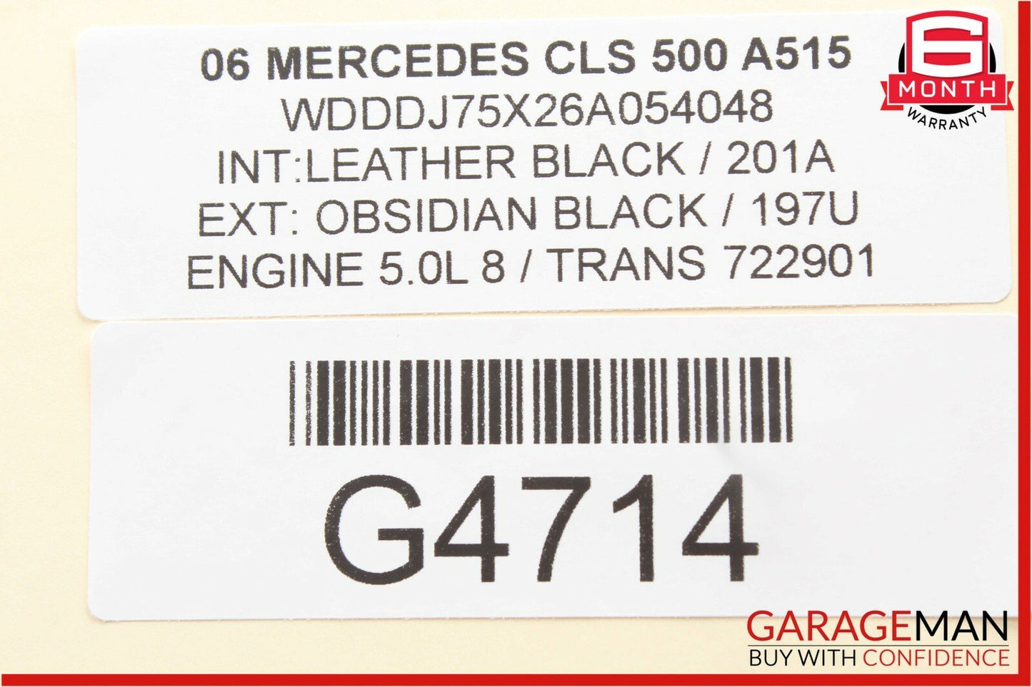 06-11 Mercedes W219 CLS550 CLS500 Rear Right Side Door Lock Latch Actuator