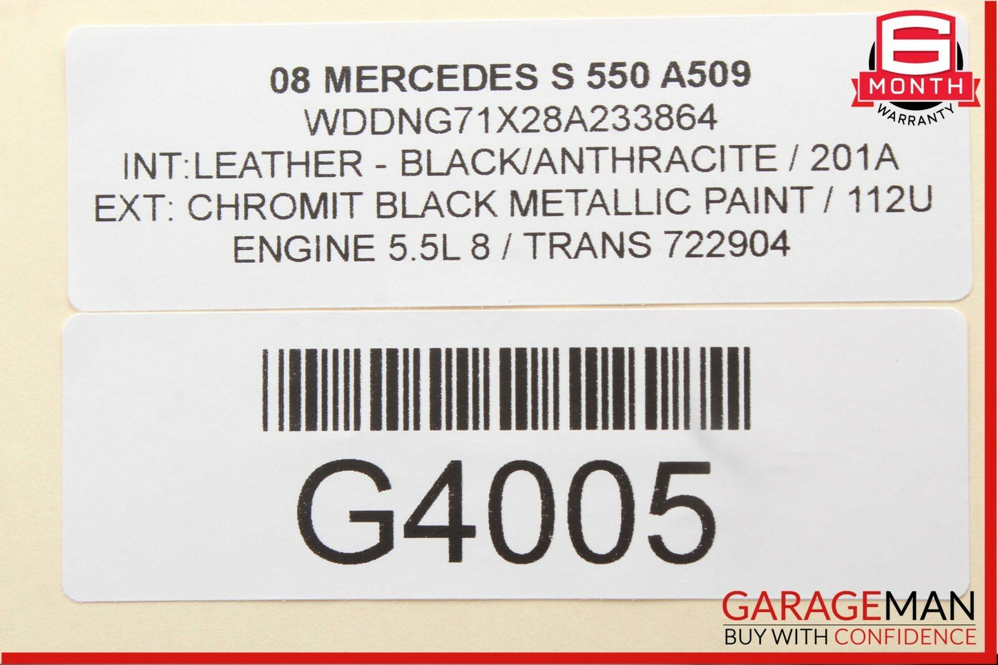 07-13 Mercedes W221 S550 S63 AMG Rear Left / Right Side Door Control Module Unit
