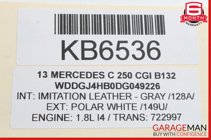 08-18 Mercedes W204 C250 SLK250 Front Left Side Seat Control Module Unit OEM