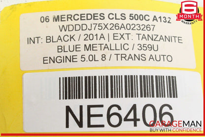 00-13 Mercedes W219 CLS500 ML350 Engine Throttle Valve Body 1131410125 OEM