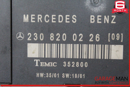 03-12 Mercedes R230 SL500 SL55 SL600 Front Right Side Door Control Module OEM