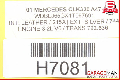 98-03 Mercedes W208 CLK320 Front Left & Right Side Door Sound Audio Speaker Set