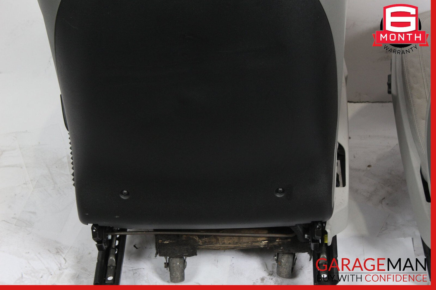 05-11 Mercedes R171 SLK300 Front Complete Seats Cushion Cover Assembly Set Gray