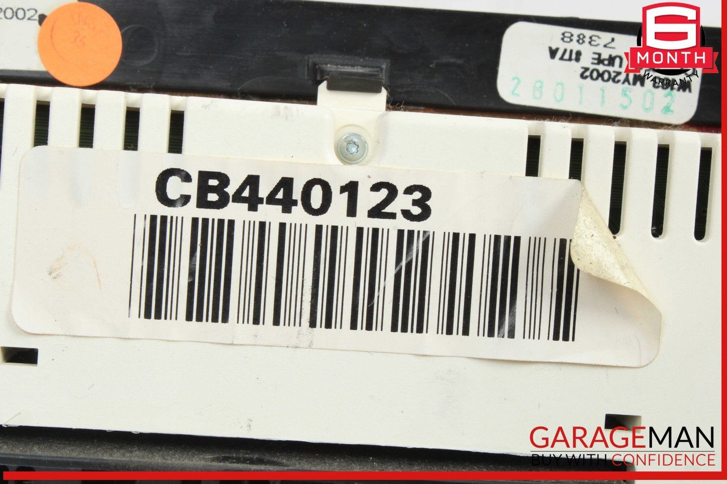 02-05 Mercedes W163 ML320 Center Console AC Climate Control Switch w/ Trim OEM