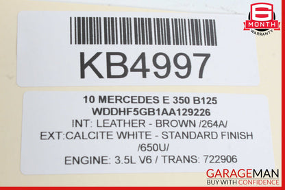 08-18 Mercedes W212 E350 C350 Rear Right Side Door Lock Latch Actuator OEM