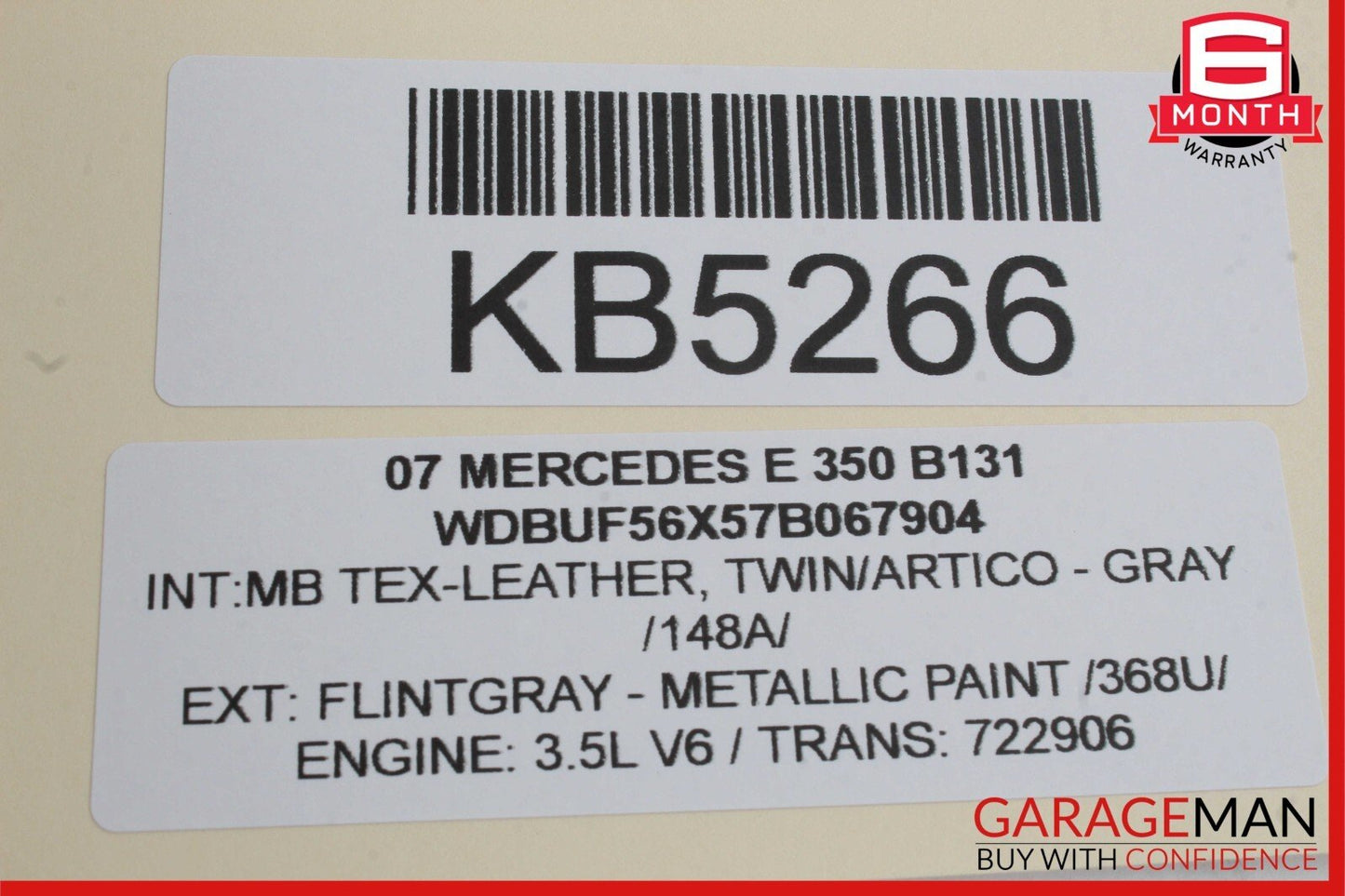 03-09 Mercedes W211 E350 E320 E500 Rear Left Side Door Window Regulator Motor