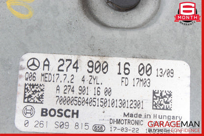 15-20 Mercedes W205 C300 GLC350e E300 M274 2.0L ECU ECM Engine Control Module
