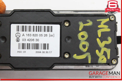 98-05 Mercedes W163 ML350 Rear Climate Power Window Control Switch OEM