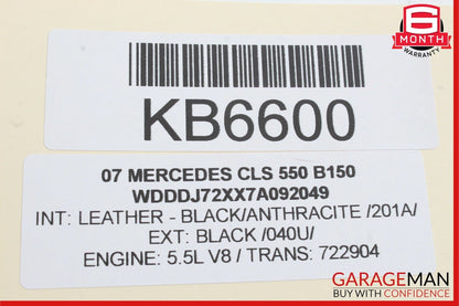 06-11 Mercedes W219 CLS550 Rear Right Side Door Control Module 2198200326 OEM