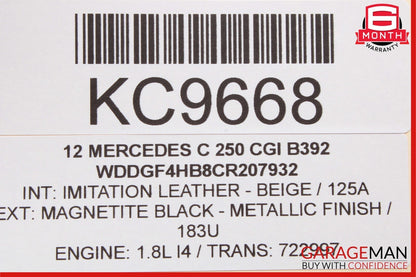 08-18 Mercedes W204 C250 E350 Seat Control Module Front Left Driver Side OEM