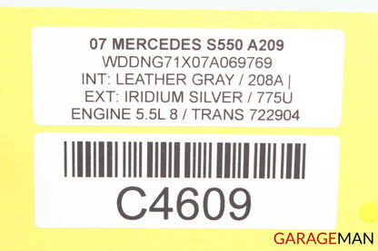 07-13 MERCEDES W221 S550 CL65 AMG FRONT RIGHT PASSENGER SEAT BELT BUCKLE OEM