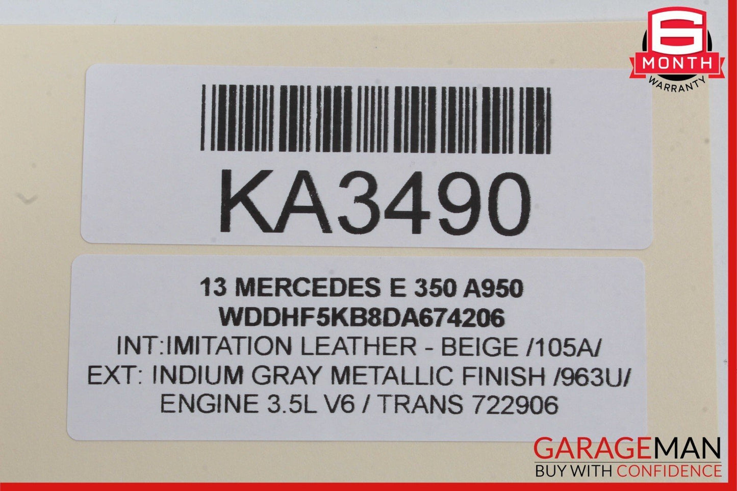 08-14 Mercedes C300 E350 Rear Right Side Door Lock Latch Actuator OEM