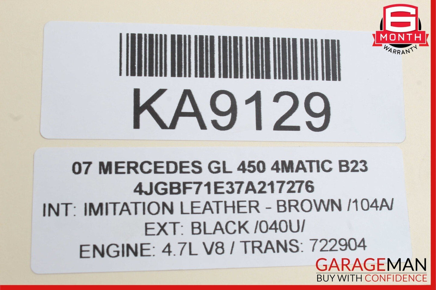 06-13 Mercedes GL350 GL450 ML500 R350 AC Air A/C Condenser Cooler 2515000054 OEM