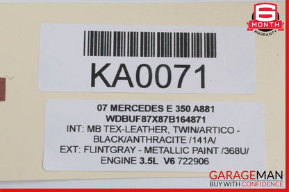 03-09 Mercedes W211 E350 E550 Rear Right Passenger Side Door Control Module Unit