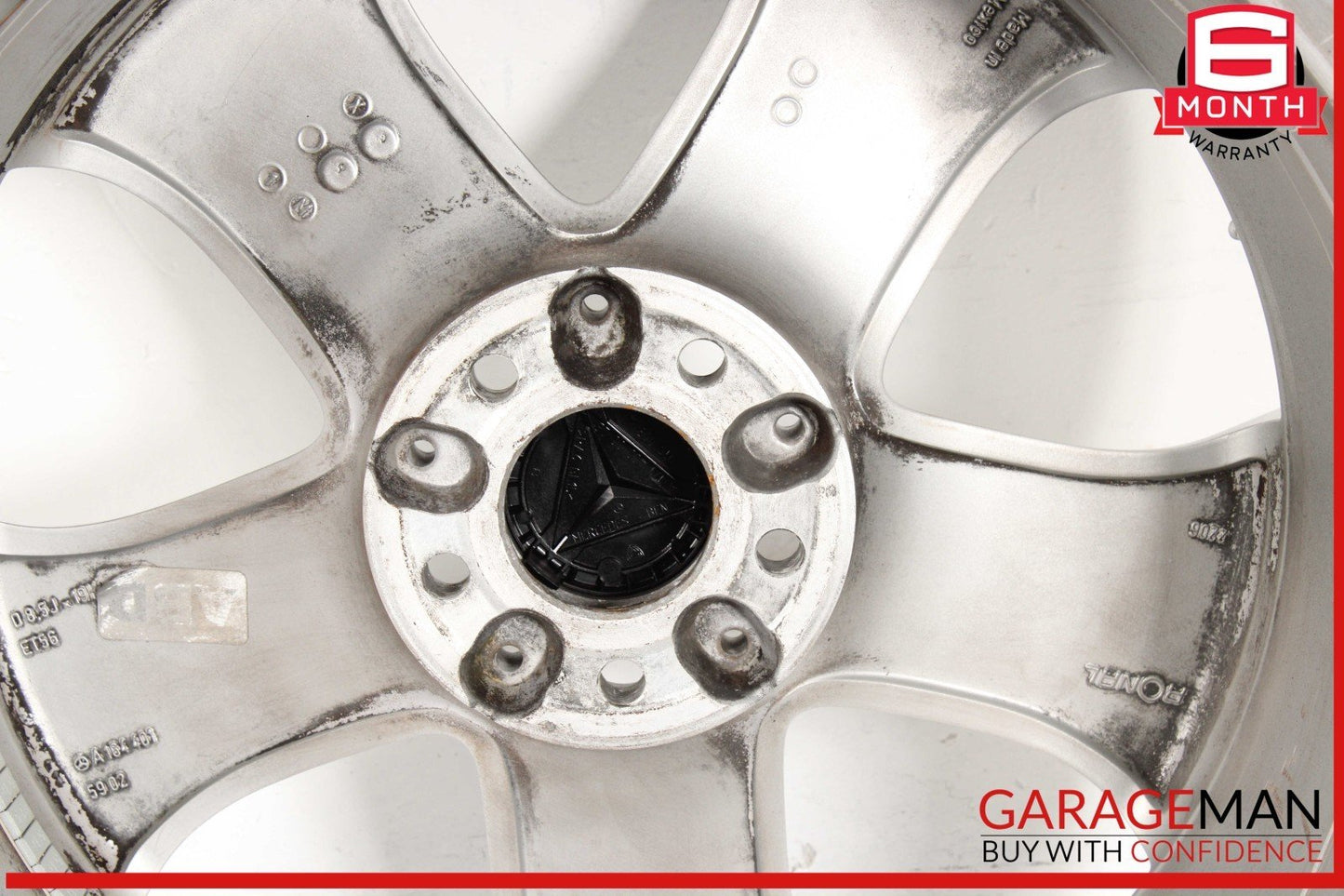09-12 Mercedes X164 GL320 GL450 GL550 8.5 X 19 19" Wheel Rim Silver OEM