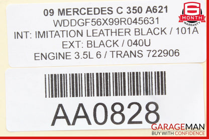 08-11 Mercedes W204 C300 C350 Front Upper Overhead Dome Light Lamp Reading Map