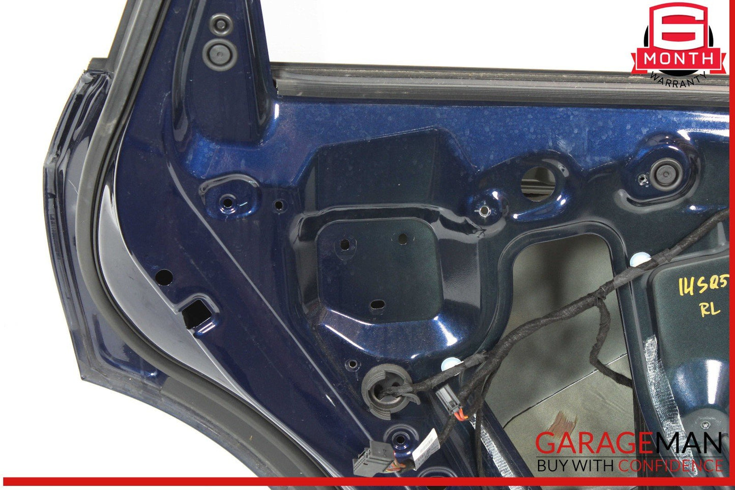 14-17 Audi SQ5 Rear Lett Driver Side Exterior Door Shell Frame Panel OEM