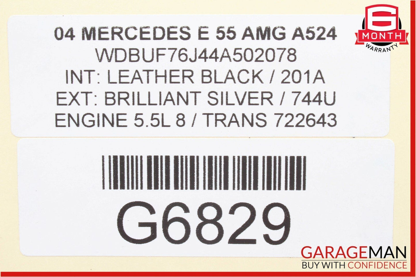 03-11 Mercedes CLS500 E55 AMG Rear Bumper Keyless Entry Antenna Parking Sensors