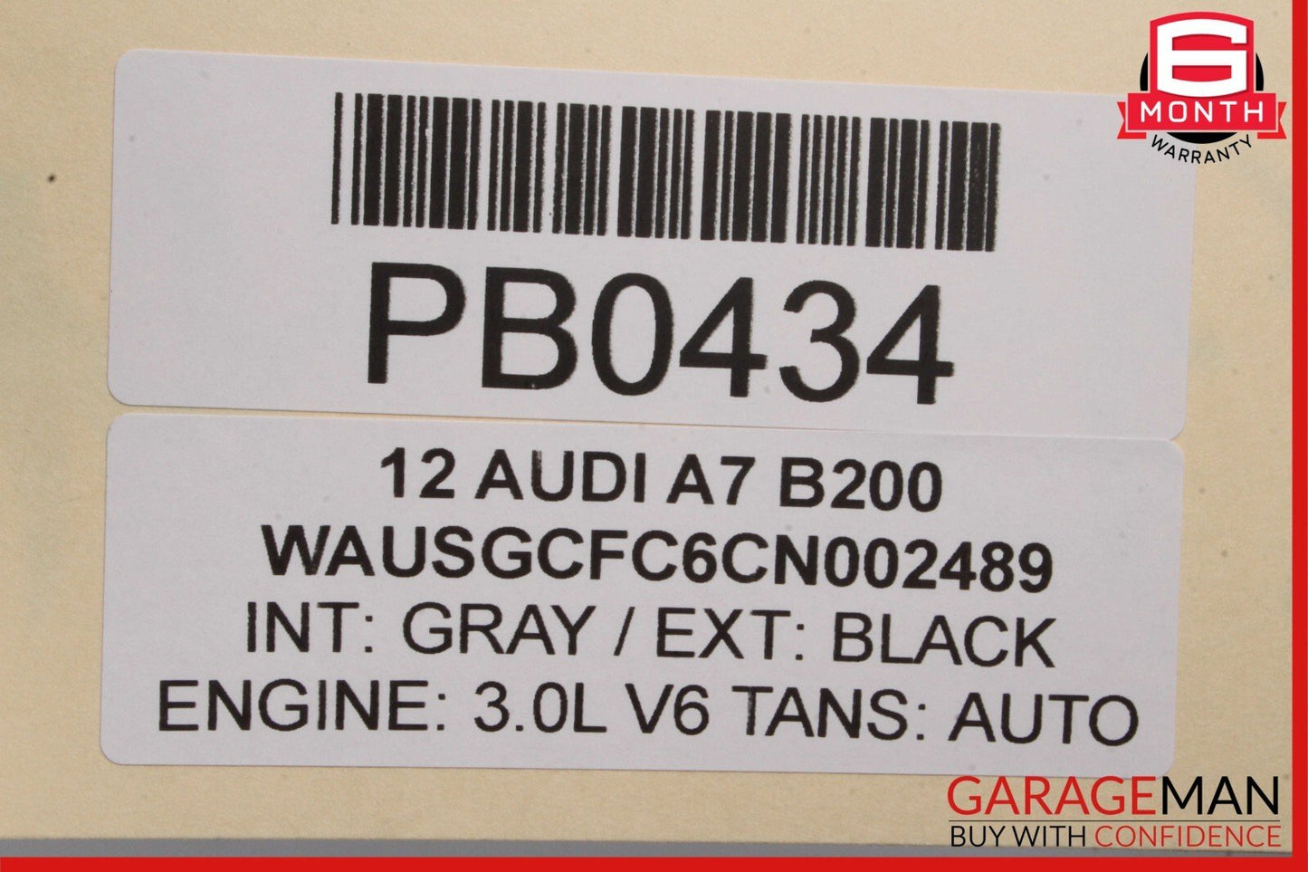 12-15 Audi A7 3.0L Supercharged Trans Automatic Transmission Assembly OEM 123k