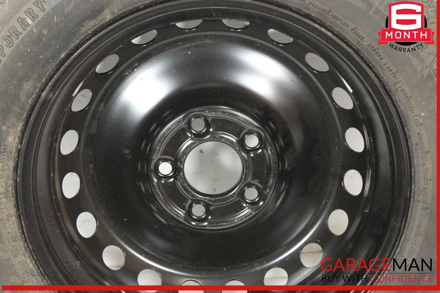 08-14 Mercedes W204 C250 C300 Emergency Spare Tire Donut Wheel Rim 125 90 16"