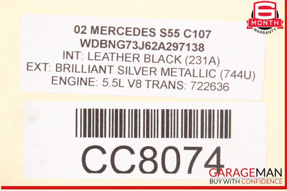 01-02 Mercedes W220 S55 CL55 AMG Rear Diff Differential Axle Carrier OEM
