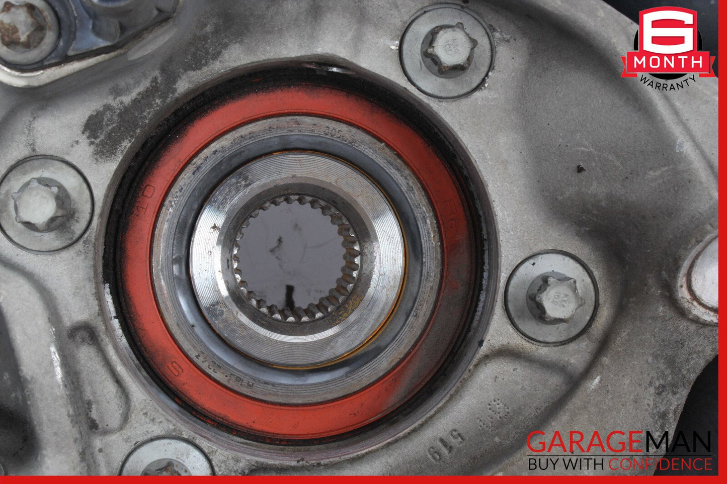 08-14 Mercedes W204 C250 Rear Right Side Spindle Knuckle Hub Bearing Brake Rotor