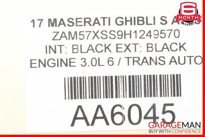 14-17 Maserati Ghibli Dashboard Phone Box Auxiliary AUX USB Hub Box Assembly OEM