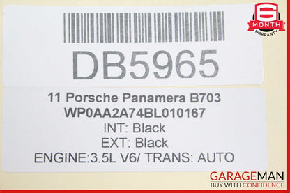 10-16 Porsche Panamera 970 Rear Right Side Interior Door Trim Panel Cover Assy