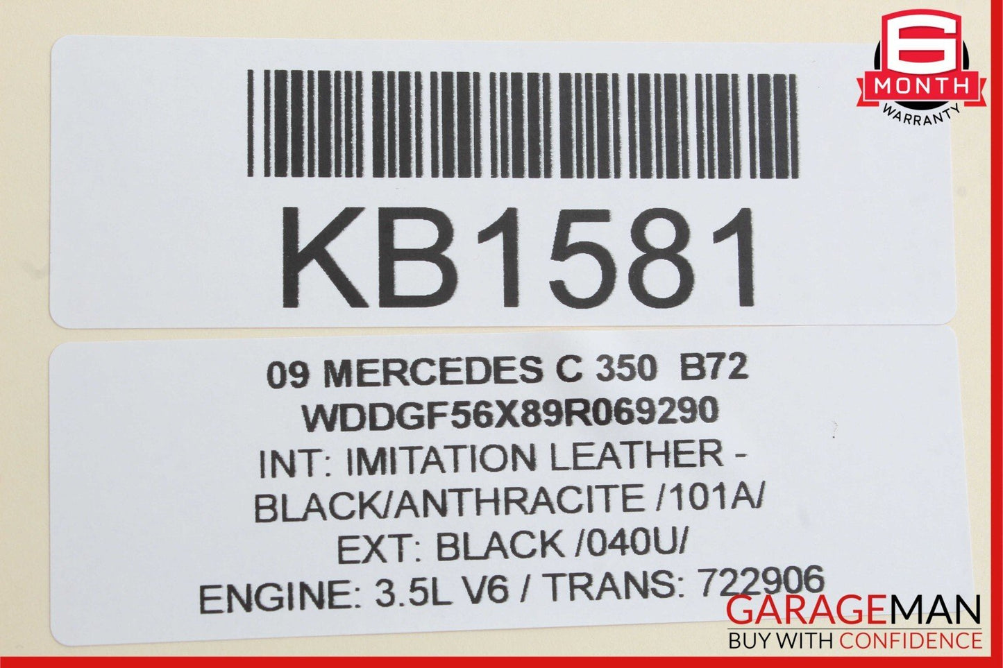 08-16 Mercedes GLK350 E350 C350 C300 Rear Left Side Door Lock Latch Actuator