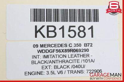 08-16 Mercedes GLK350 E350 C350 C300 Rear Left Side Door Lock Latch Actuator