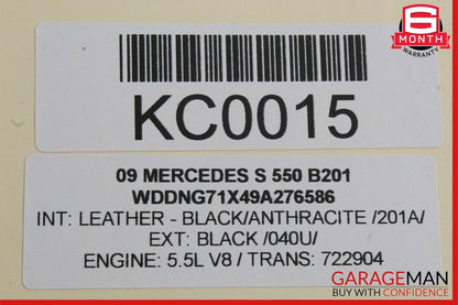 07-13 Mercedes W221 S550 S400 Dashboard Center Trim Molding 2216809571 OEM