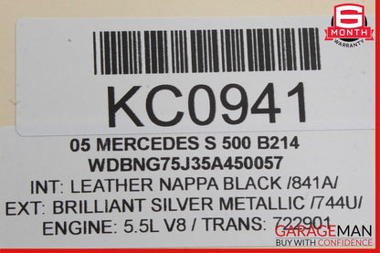 00-06 Mercedes W220 S55 AMG Rear Left / Right Headliner Reading Map Dome Light