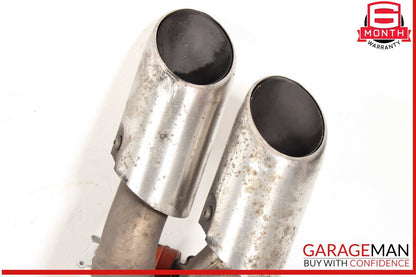 14-16 Porsche Panamera 970 E-Hybrid Exhaust Muffler Right & Left Set OEM