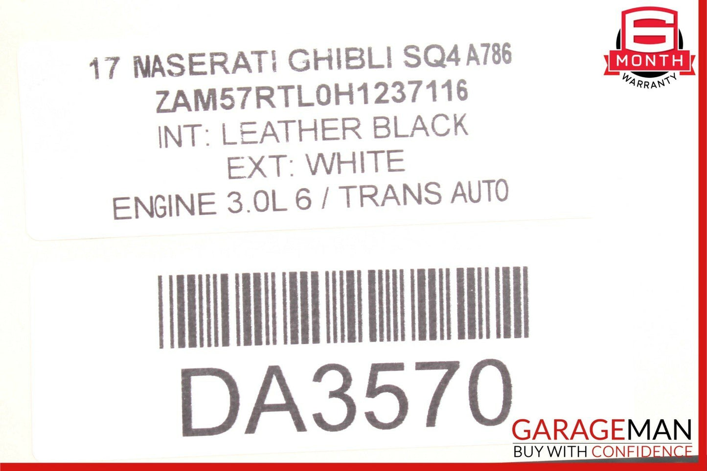 14-17 Maserati Ghibli Front Right Passenger Side Lower Bottom Seat Cushion Beige