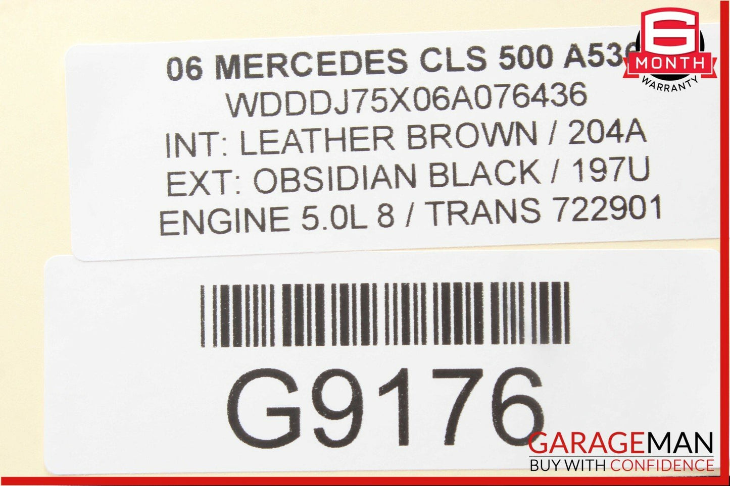 06-11 Mercedes W219 CLS500 Headlight Switch Washer 2195450104 OEM