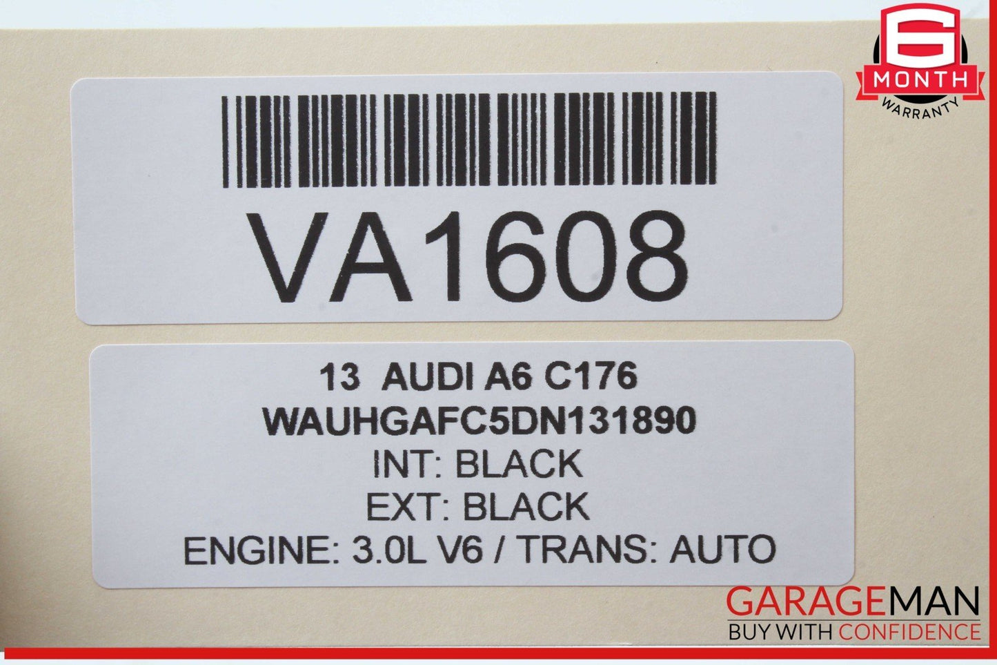 12-18 Audi A6 A7 Front Right Passenger Side Seat Belt Seatbelt Retractor Black