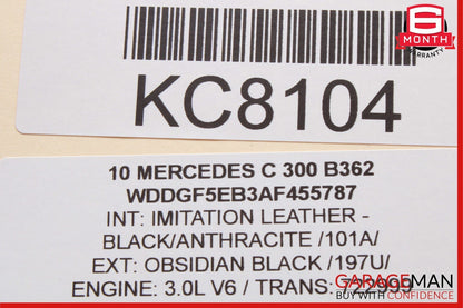 08-11 Mercedes W204 C300 C250 Front Left Driver Side Door Lock Latch Actuator