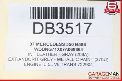 07-13 Mercedes W221 S550 Front Hood Bonnet Cover Panel Andorit Grey