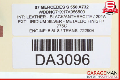 07-13 Mercedes W221 S550 CL550 Park Assist Parktronic Control Module Unit OEM