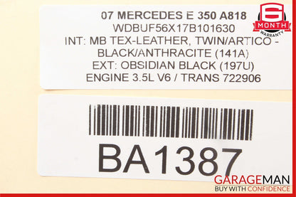 03-09 Mercedes W211 E350 E500 Front Right Side Exterior Door Handle Black OEM