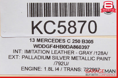 12-14 Mercedes W204 C250 C350 Speedometer Odometer Instrument Cluster Gauge Assy