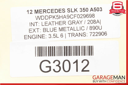 12-16 Mercedes R172 SLK350 Convertible Top Roof Control Module Unit OEM