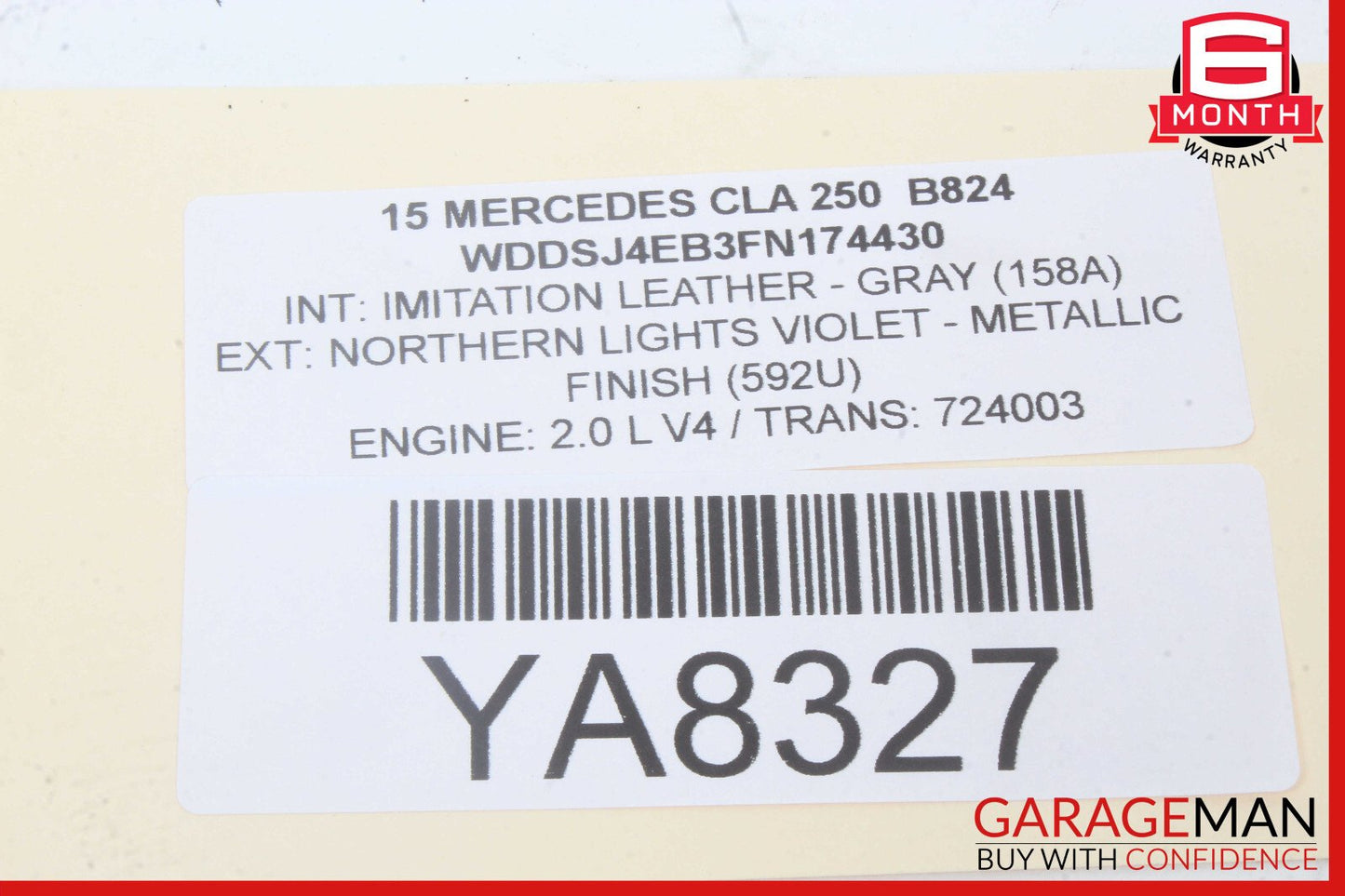 15-20 Mercedes W117 CLA250 Front Right Instrument Panel Cover 1178600302 OEM