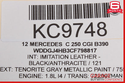 08-14 Mercedes W204 C250 C350 C300 Front Right Door Lock Latch Actuator OEM