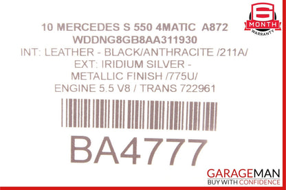 07-10 Mercedes W221 S550 CL550 Speedometer Odometer Instrument Cluster Gauge OEM